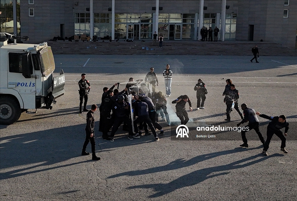 На курсе военной журналистики «Анадолу» отработали действия в кризисных ситуациях