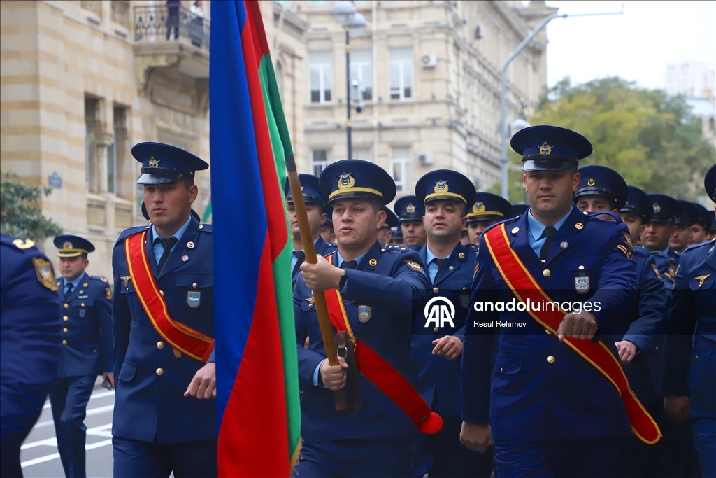 В Азербайджане прошли шествия в честь пятой годовщины Победы в Карабахе