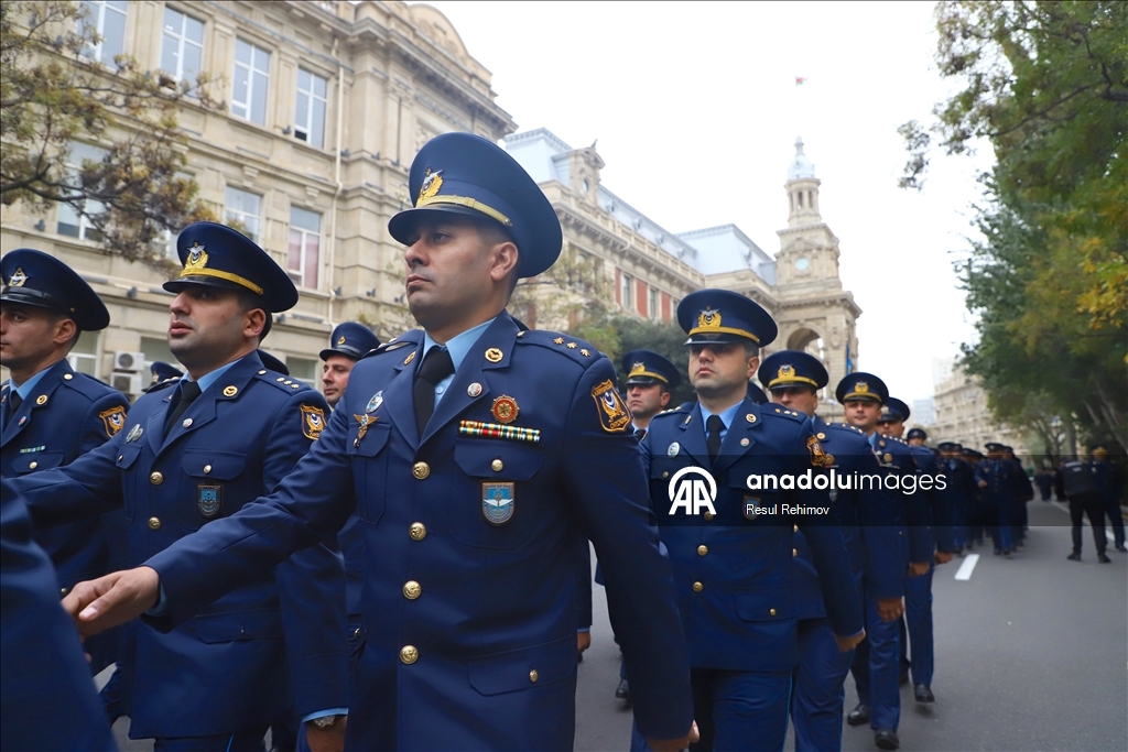 В Азербайджане прошли шествия в честь пятой годовщины Победы в Карабахе
