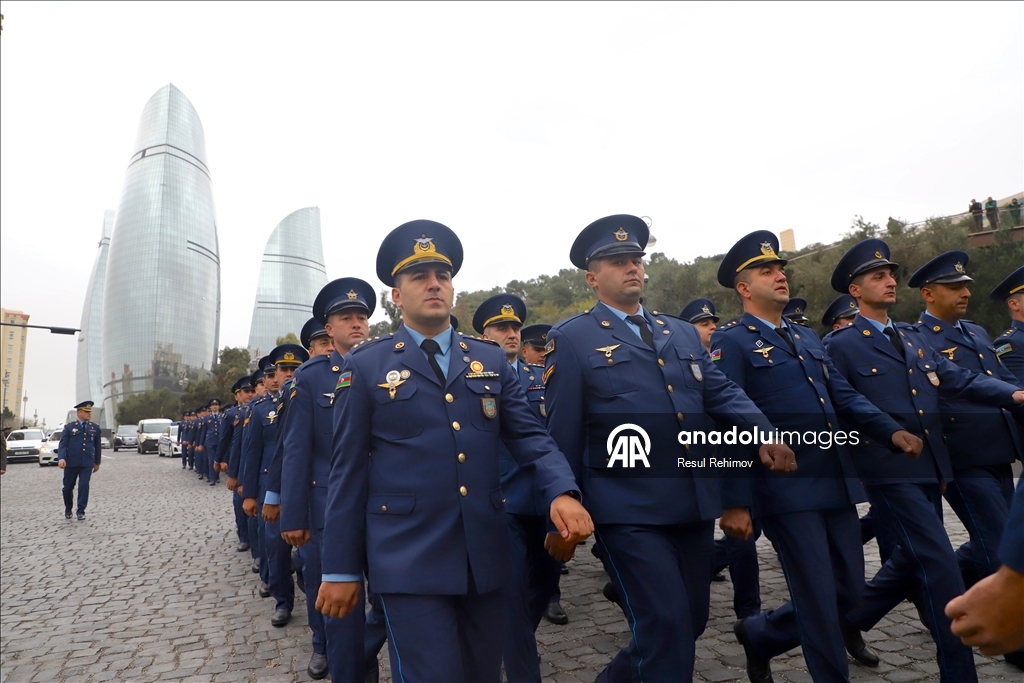 В Азербайджане прошли шествия в честь пятой годовщины Победы в Карабахе