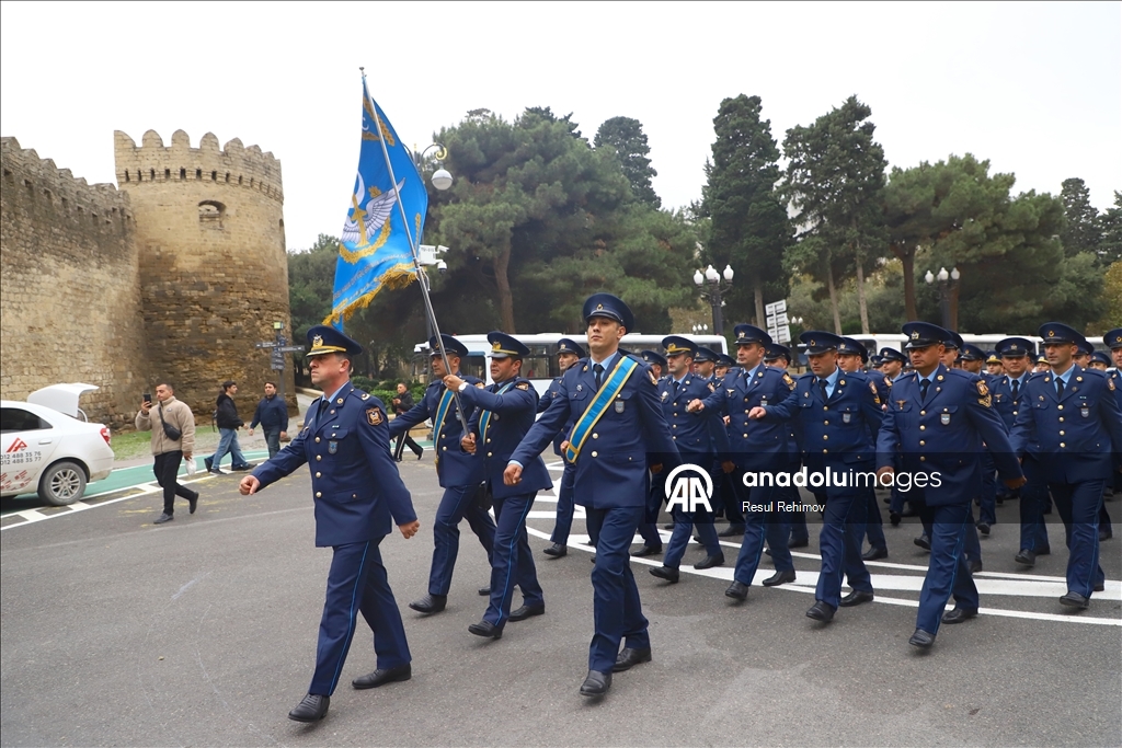 В Азербайджане прошли шествия в честь пятой годовщины Победы в Карабахе