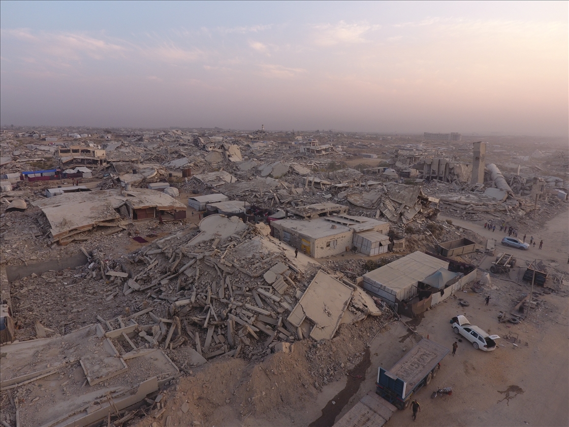 Snimak potpunog uništenja na zapadu Gaze nakon izraelskih napada