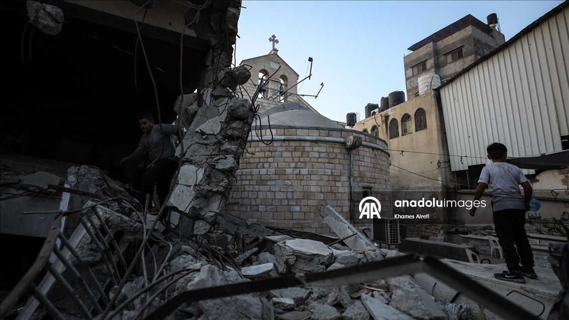 Gazze’nin tarihi dokusu İsrail saldırılarında ağır hasar gördü