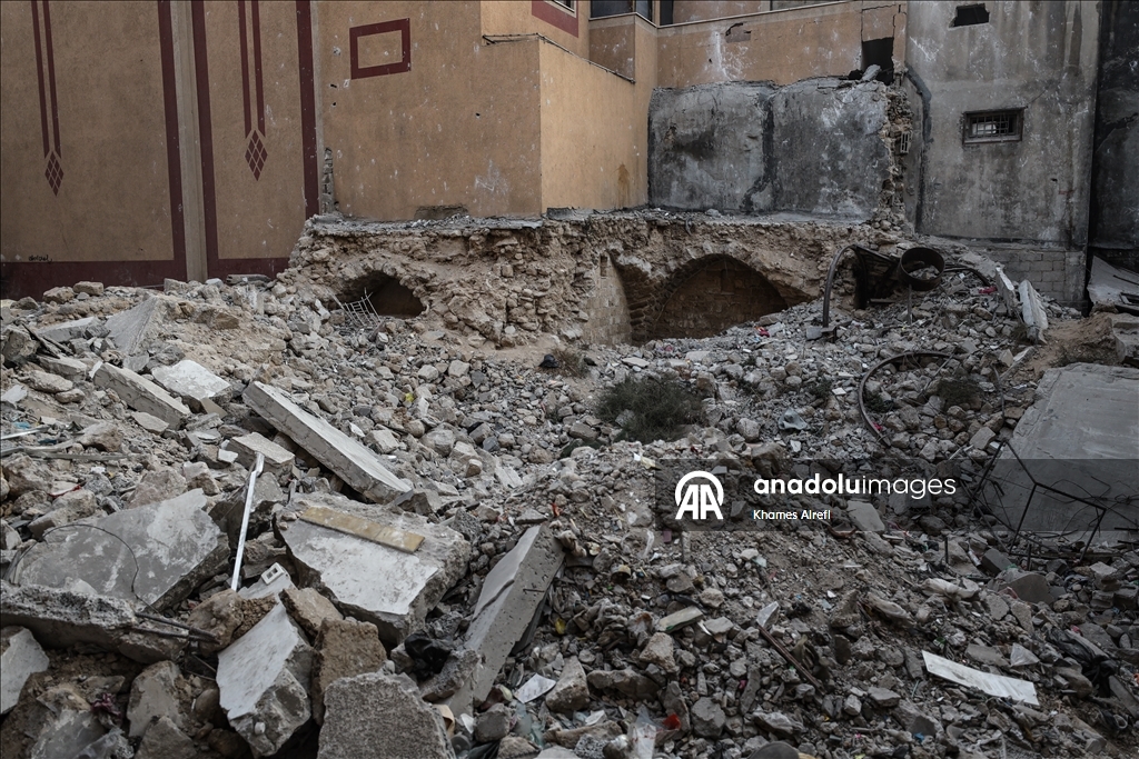 Gazze’nin tarihi dokusu İsrail saldırılarında ağır hasar gördü