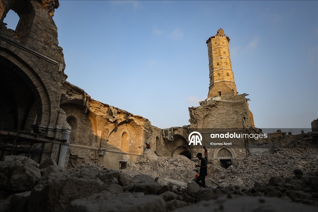 Gazze’nin tarihi dokusu İsrail saldırılarında ağır hasar gördü