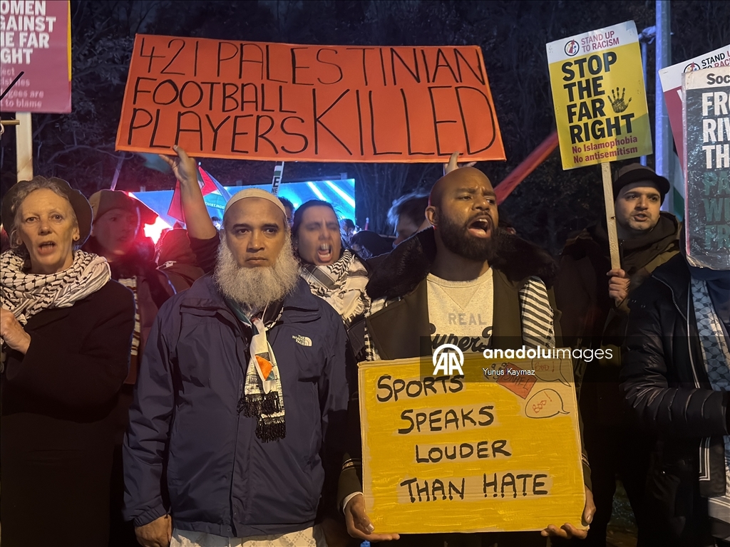 بريطانيا.. الآلاف يطالبون باستبعاد إسرائيل من مباريات كرة القدم الدولية