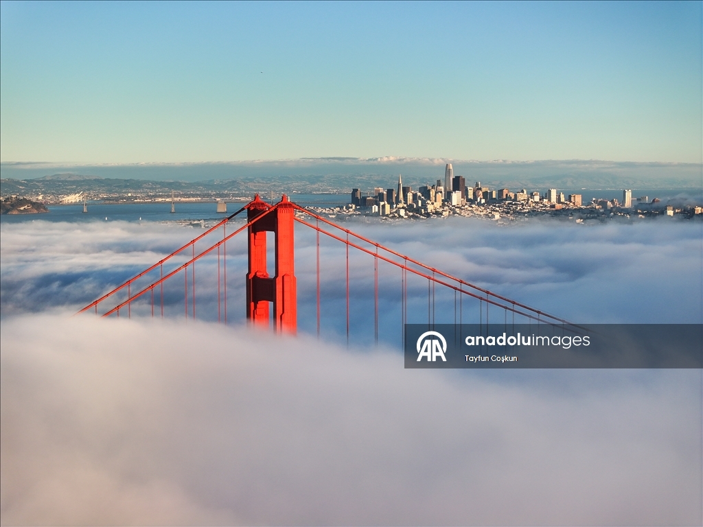 San Francisco'da sisli hava