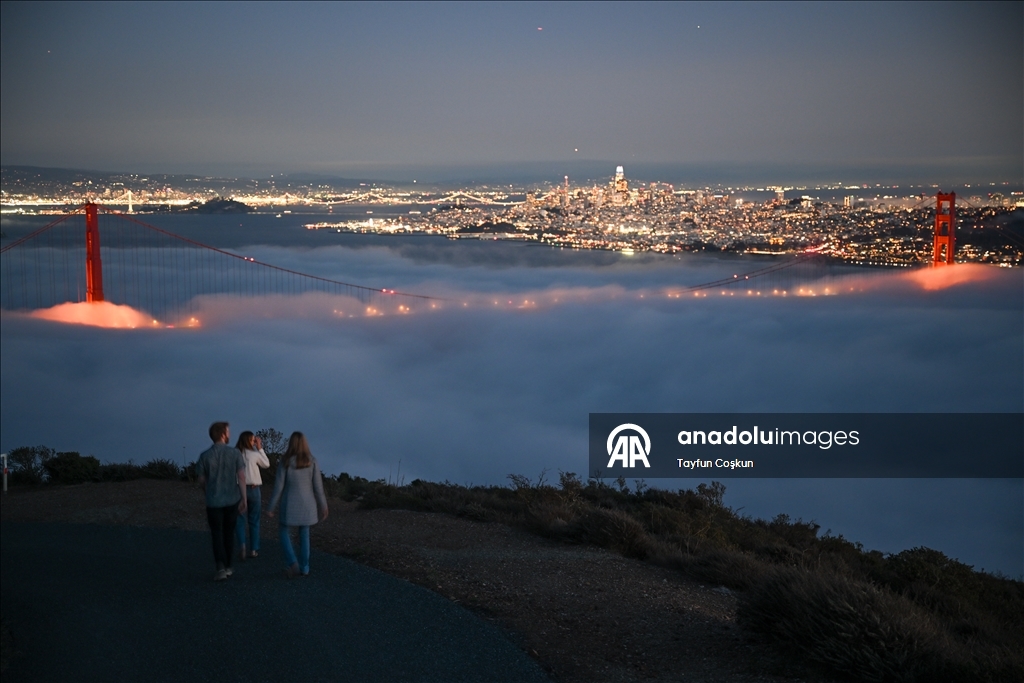 San Francisco'da sisli hava