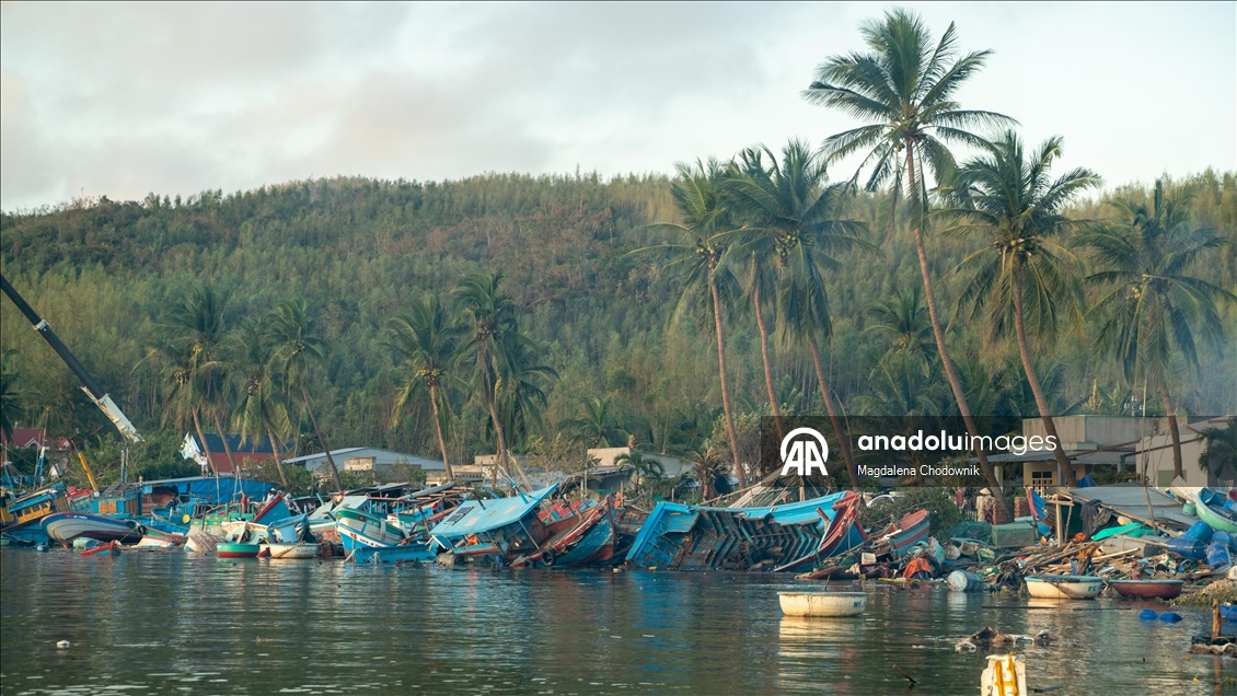 Kalmaegi Tayfunu, Vietnam'da balıkçı teknelerine hasar verdi