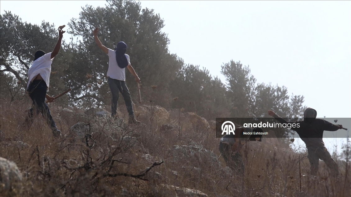 Filistin topraklarını gasbeden İsrailliler, Batı Şeria'da gazeteciler ve yabancı aktivistlere saldırdı