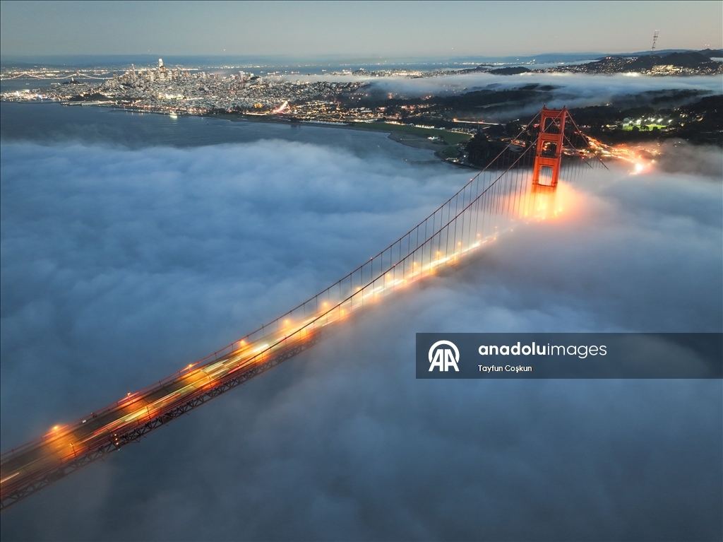 San Francisco'da sisli hava