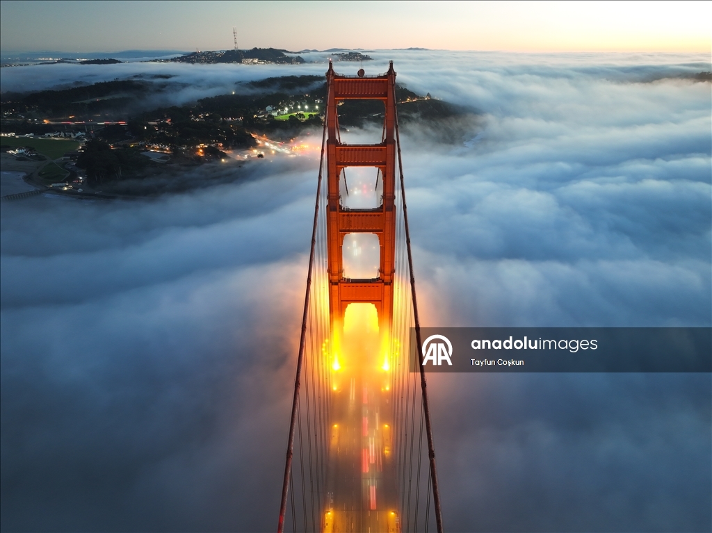 San Francisco'da sisli hava