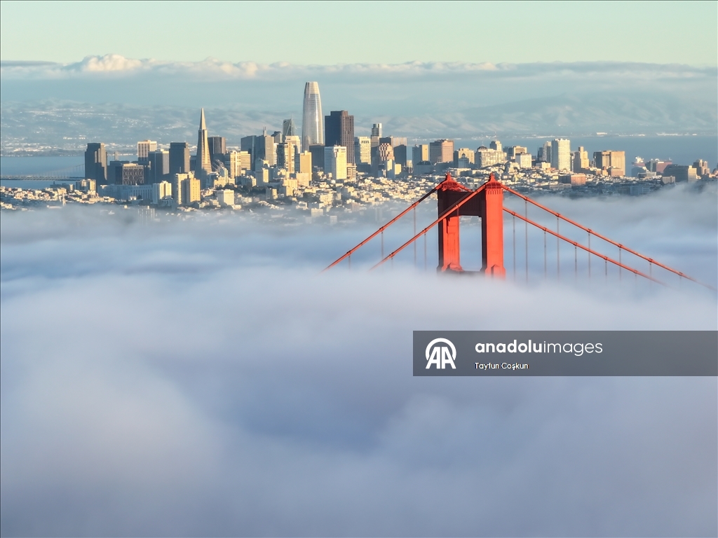 San Francisco'da sisli hava