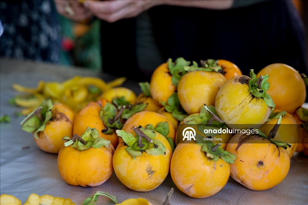 نساء كوجة علي يرفعن شهرة "برسيمون" في أسواق تركيا