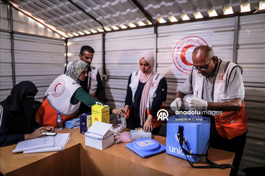 غزة.. انطلاق حملة تطعيم للأطفال دون سن الثالثة