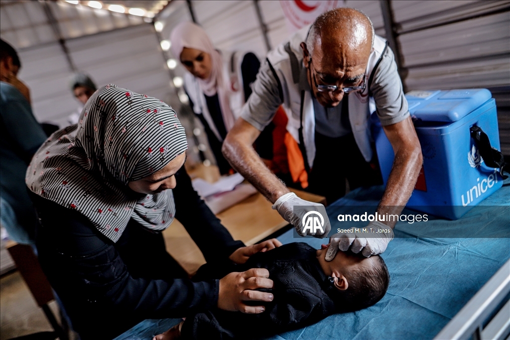 غزة.. انطلاق حملة تطعيم للأطفال دون سن الثالثة
