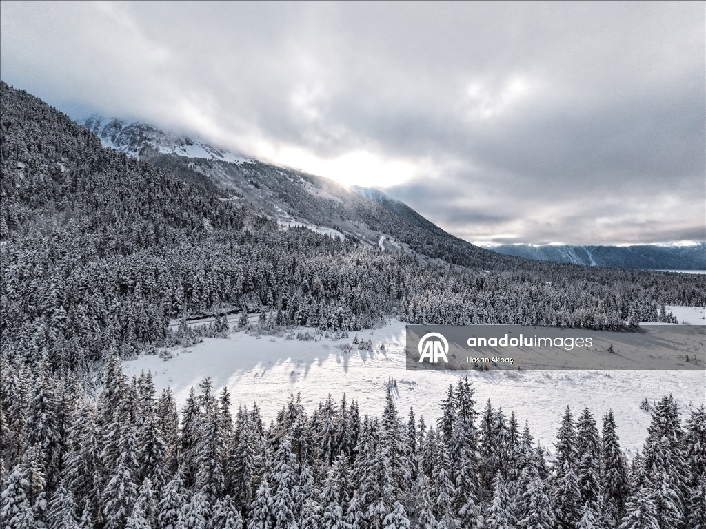 First major snowfall in Alaska's Girdwood