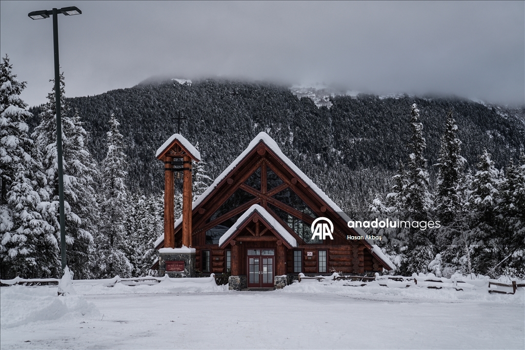 First major snowfall in Alaska's Girdwood