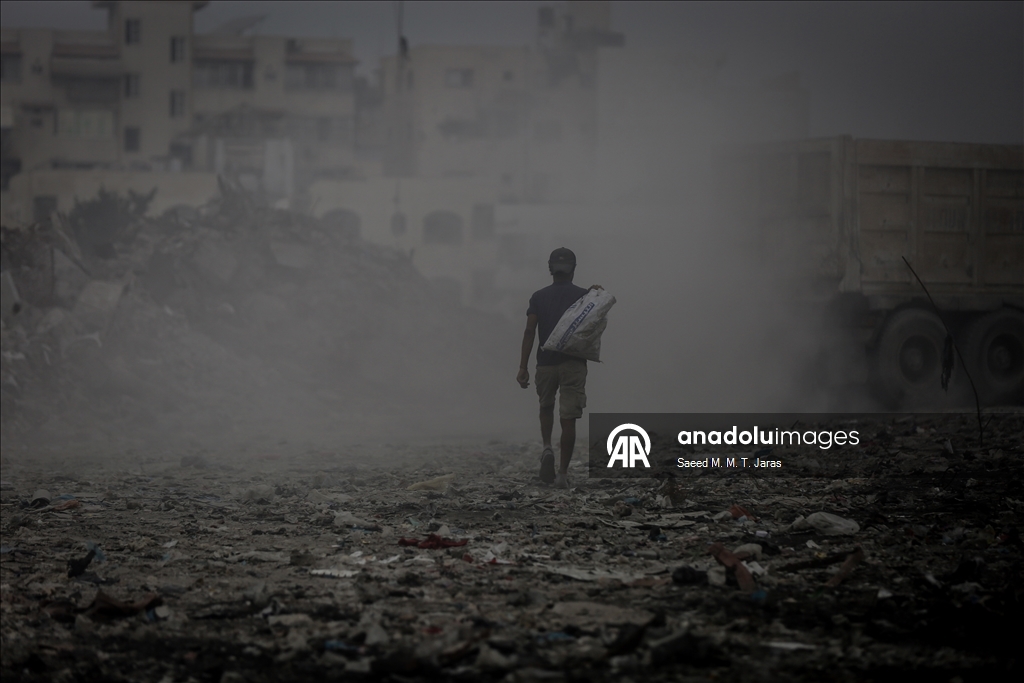 В секторе Газа сохраняется проблема с вывозом мусора