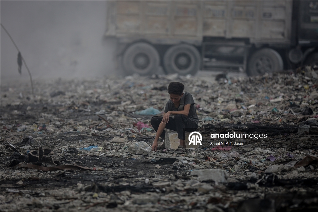 В секторе Газа сохраняется проблема с вывозом мусора