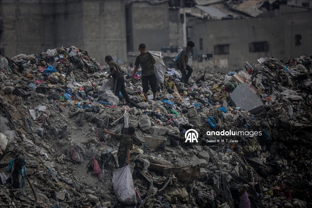 В секторе Газа сохраняется проблема с вывозом мусора