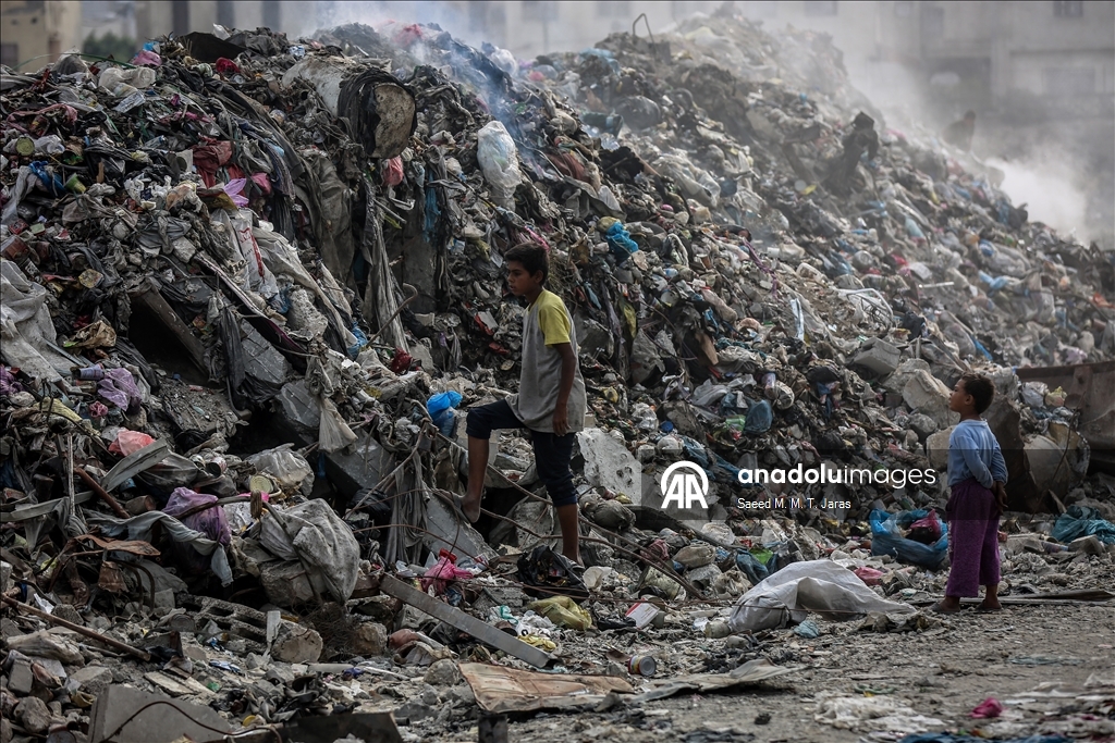 В секторе Газа сохраняется проблема с вывозом мусора