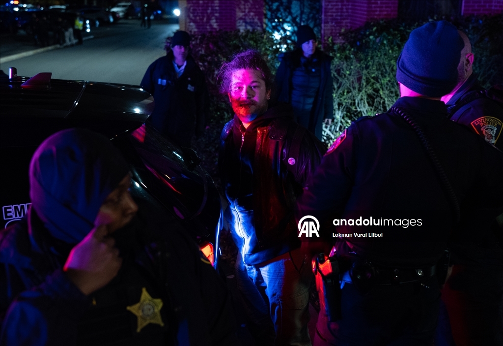 Полиция разогнала участников акции протеста против выступления экс-министра обороны Израиля Галанта в США