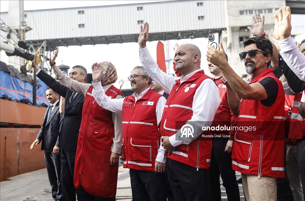 Из турецкого порта Мерсин вышло 18-е «Судно добра» с гумпомощью для Газы