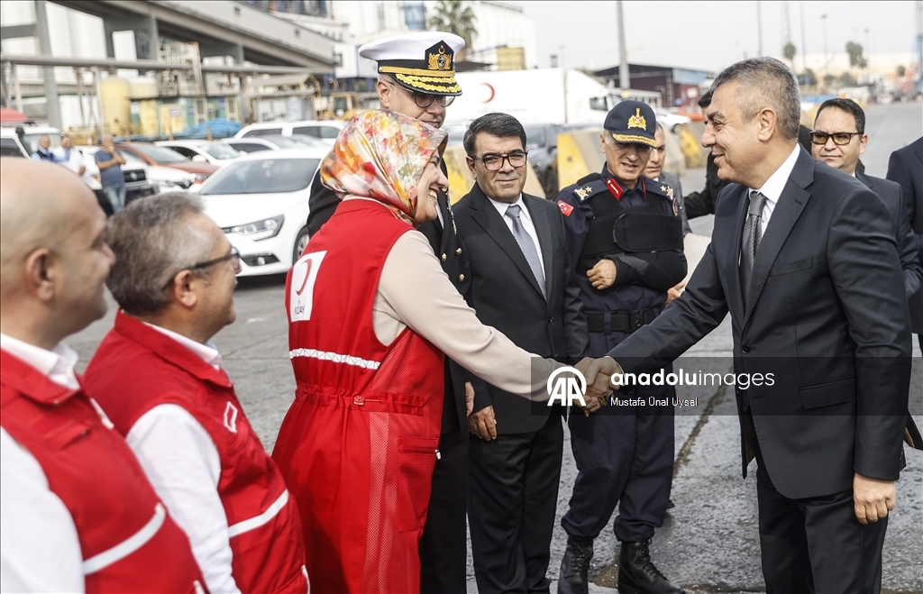 Из турецкого порта Мерсин вышло 18-е «Судно добра» с гумпомощью для Газы