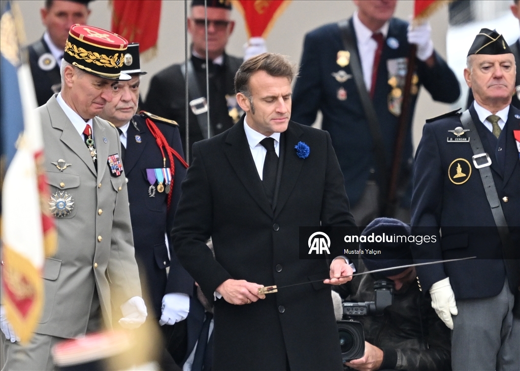 Commémoration de l'Armistice de la Première Guerre mondiale à Paris