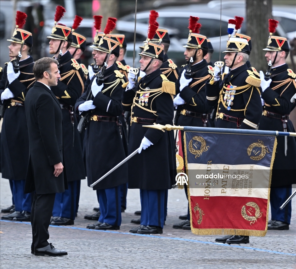 Commémoration de l'Armistice de la Première Guerre mondiale à Paris