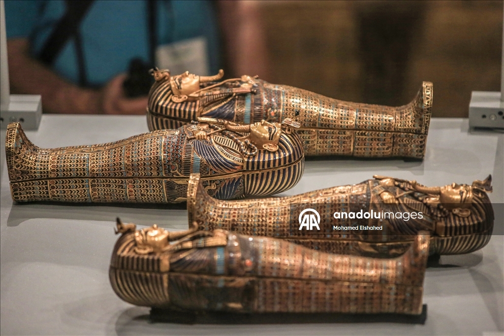 Большой Египетский музей с артефактами времен знаменитых фараонов Древнего Египта