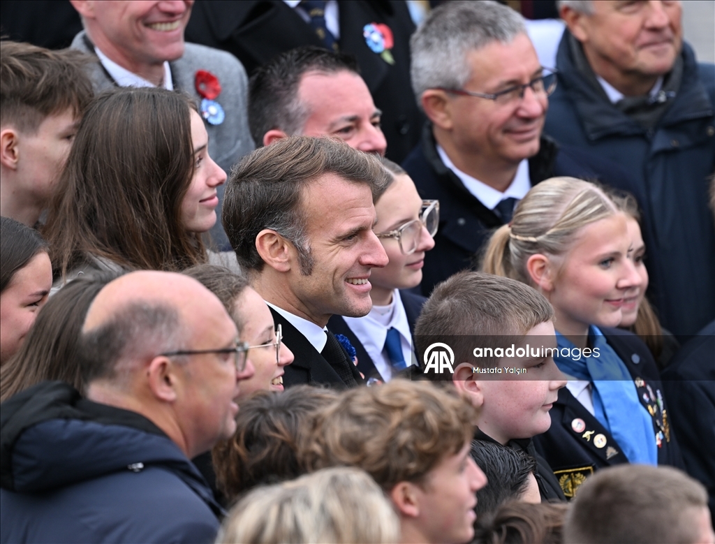 Commémoration de l'Armistice de la Première Guerre mondiale à Paris
