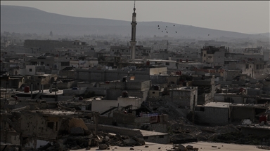 Suriye'deki Daraya kenti devrik Esed rejimi saldırılarının izlerini taşıyor