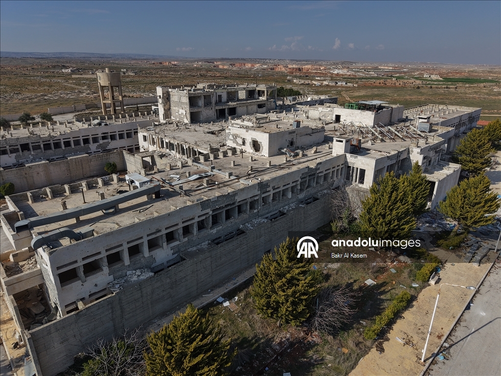 Разрушенная войной Национальная больница Мааррат-ан-Нууман в Сирии ждет возрождения