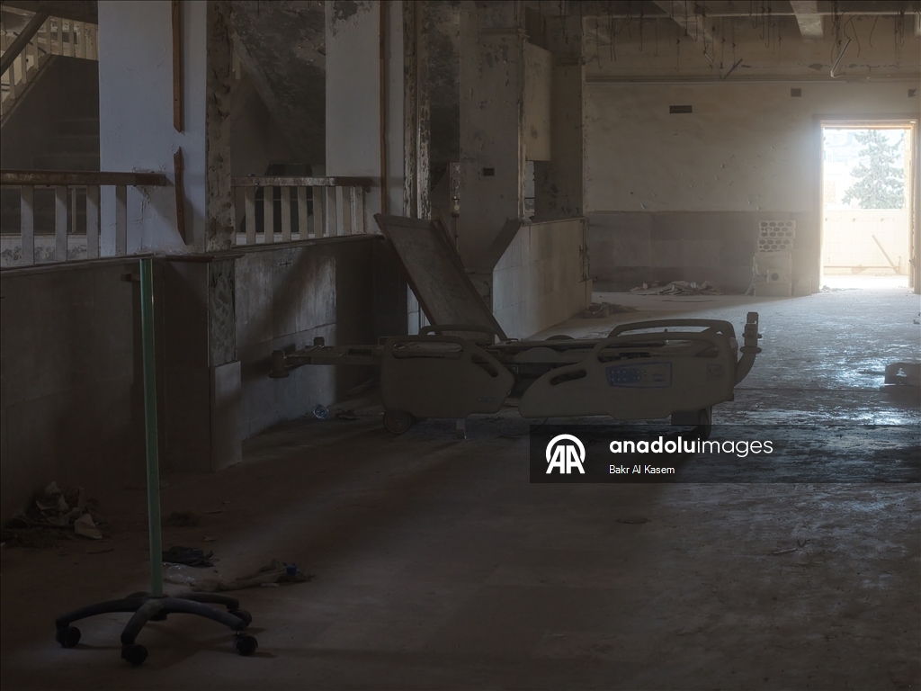 Разрушенная войной Национальная больница Мааррат-ан-Нууман в Сирии ждет возрождения