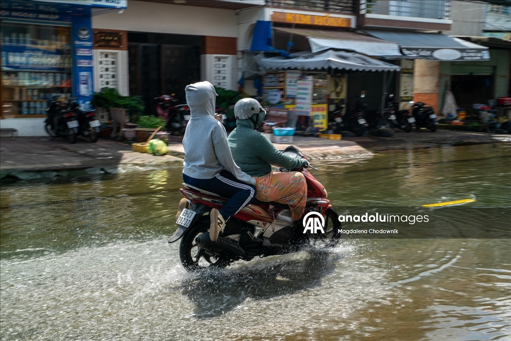 Vietnam'da şiddetli yağışlar nedeniyle Mekong Deltası’nda taşkın riski devam ediyor