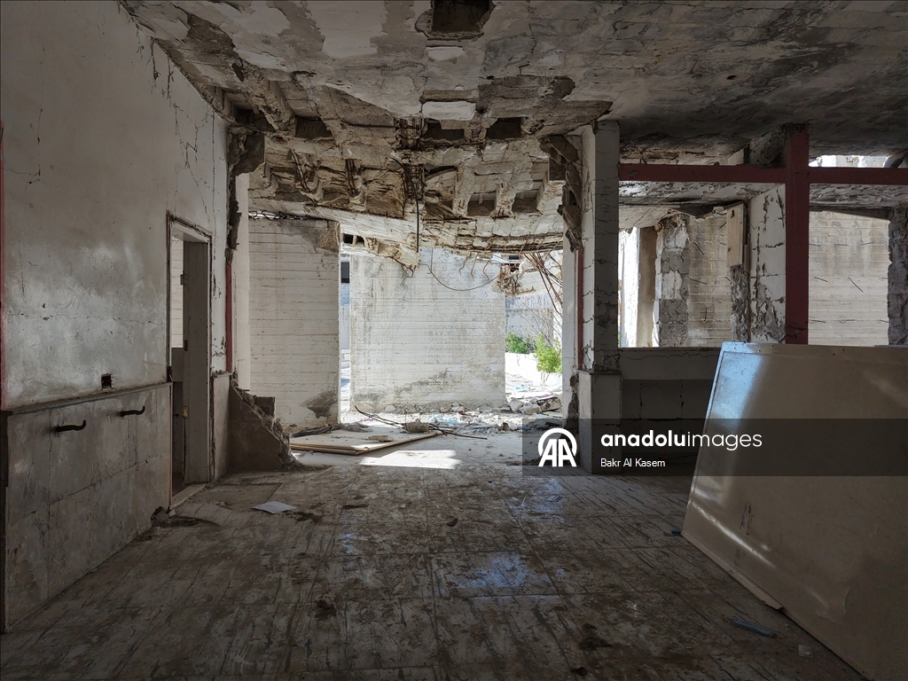 Разрушенная войной Национальная больница Мааррат-ан-Нууман в Сирии ждет возрождения