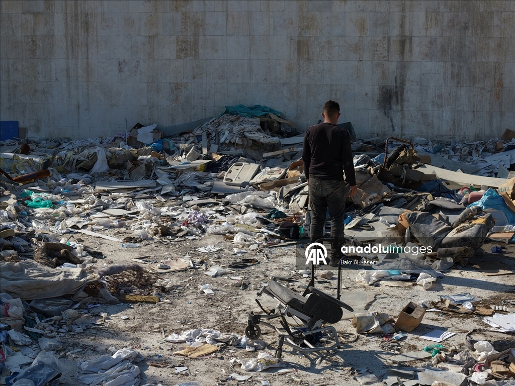 Разрушенная войной Национальная больница Мааррат-ан-Нууман в Сирии ждет возрождения