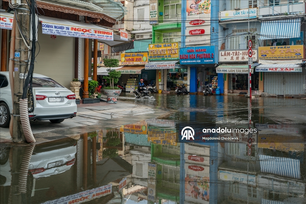 Vietnam'da şiddetli yağışlar nedeniyle Mekong Deltası’nda taşkın riski devam ediyor