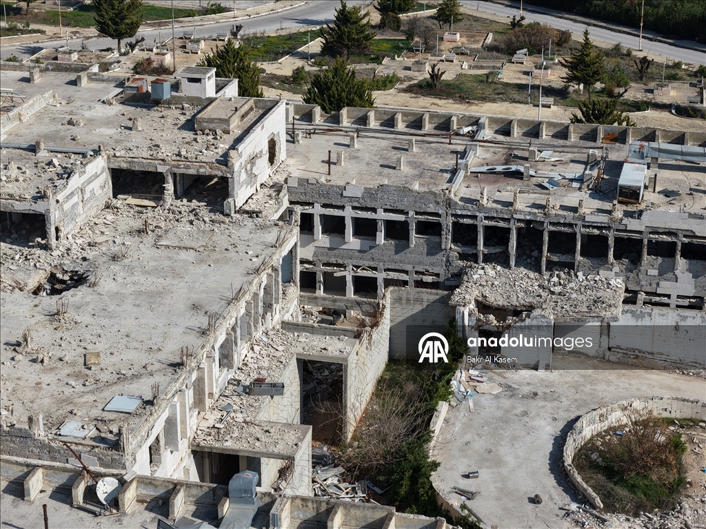 Разрушенная войной Национальная больница Мааррат-ан-Нууман в Сирии ждет возрождения