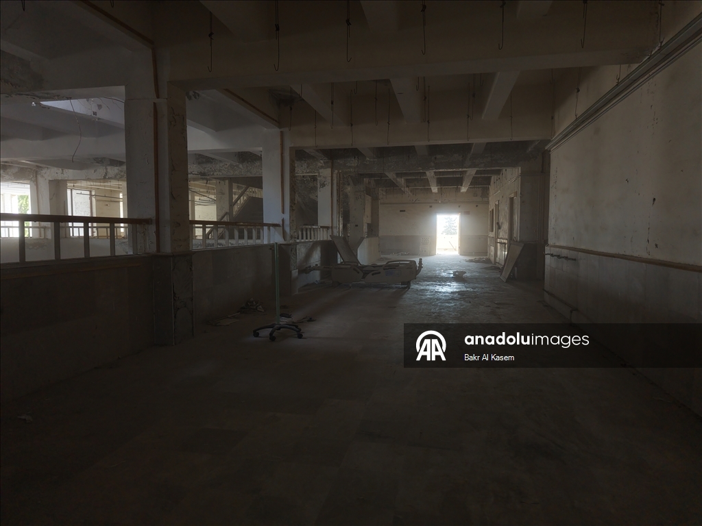 Разрушенная войной Национальная больница Мааррат-ан-Нууман в Сирии ждет возрождения