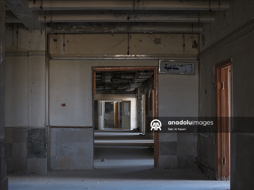 Разрушенная войной Национальная больница Мааррат-ан-Нууман в Сирии ждет возрождения