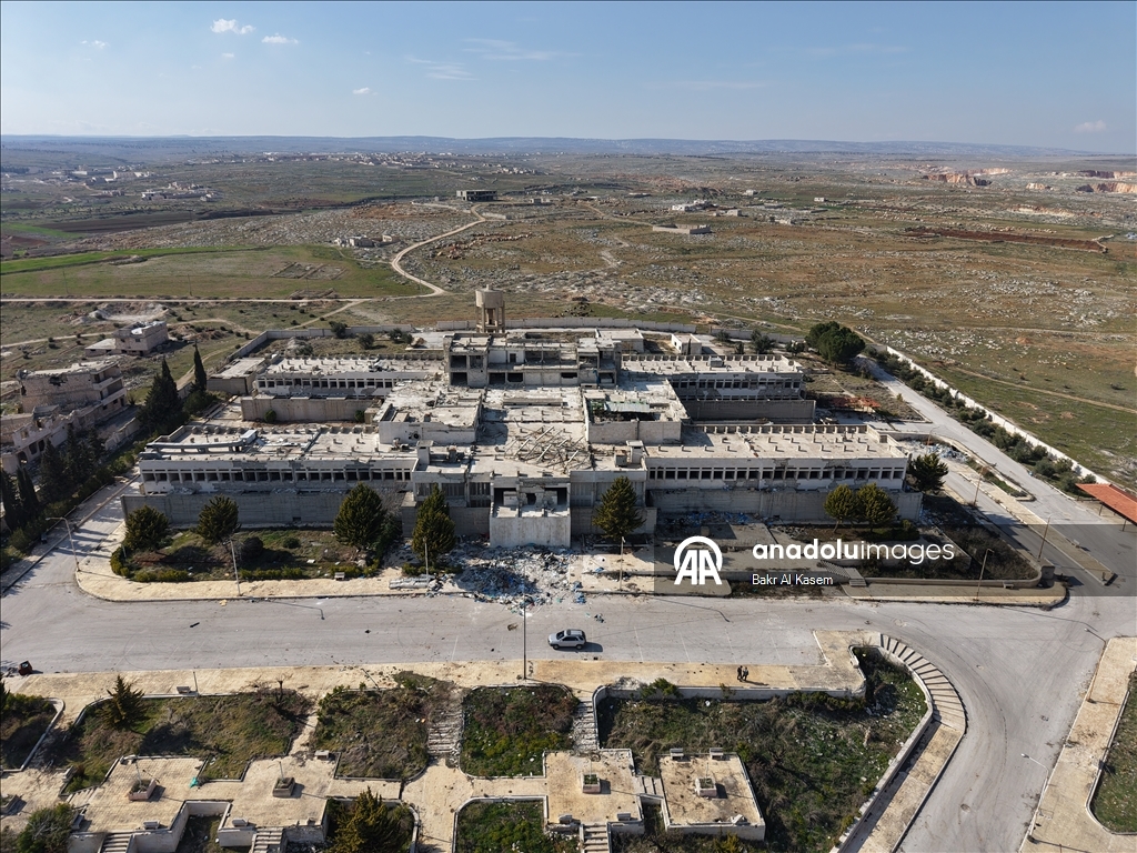 Разрушенная войной Национальная больница Мааррат-ан-Нууман в Сирии ждет возрождения