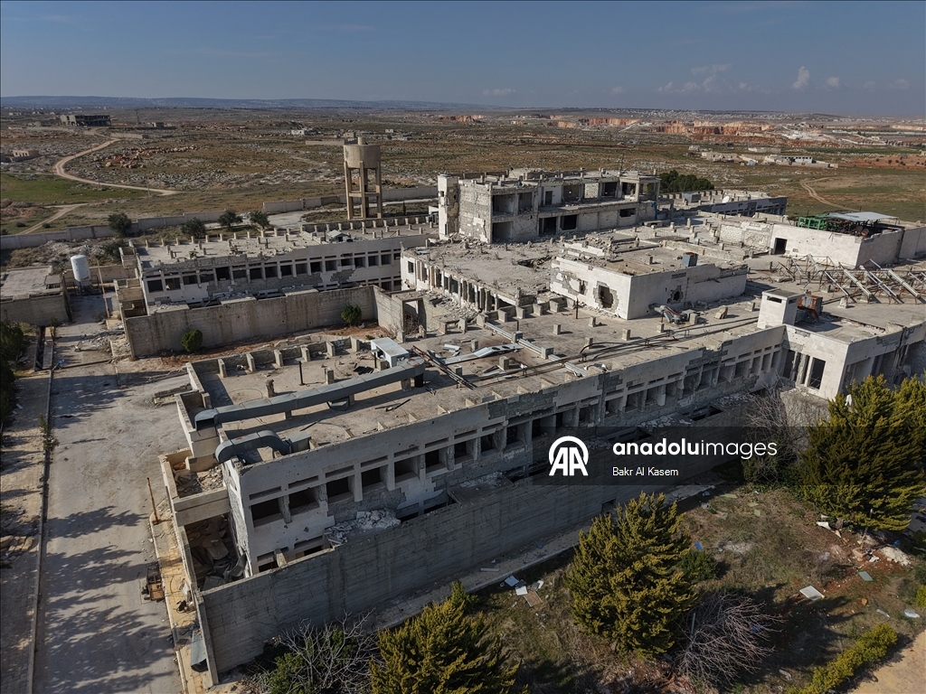 Разрушенная войной Национальная больница Мааррат-ан-Нууман в Сирии ждет возрождения