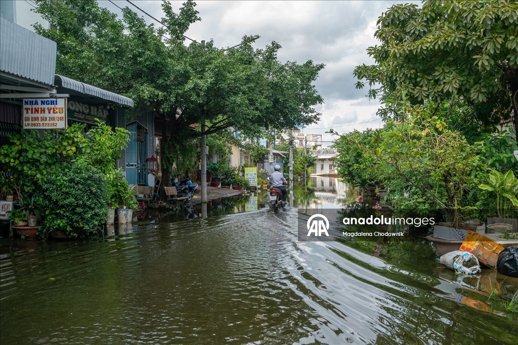 Vietnam'da şiddetli yağışlar nedeniyle Mekong Deltası’nda taşkın riski devam ediyor