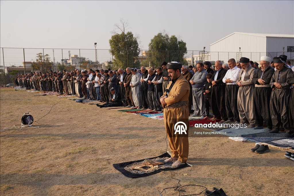 Irak'ın Süleymaniye kentindeki vatandaşlar yağmur duasına çıktı