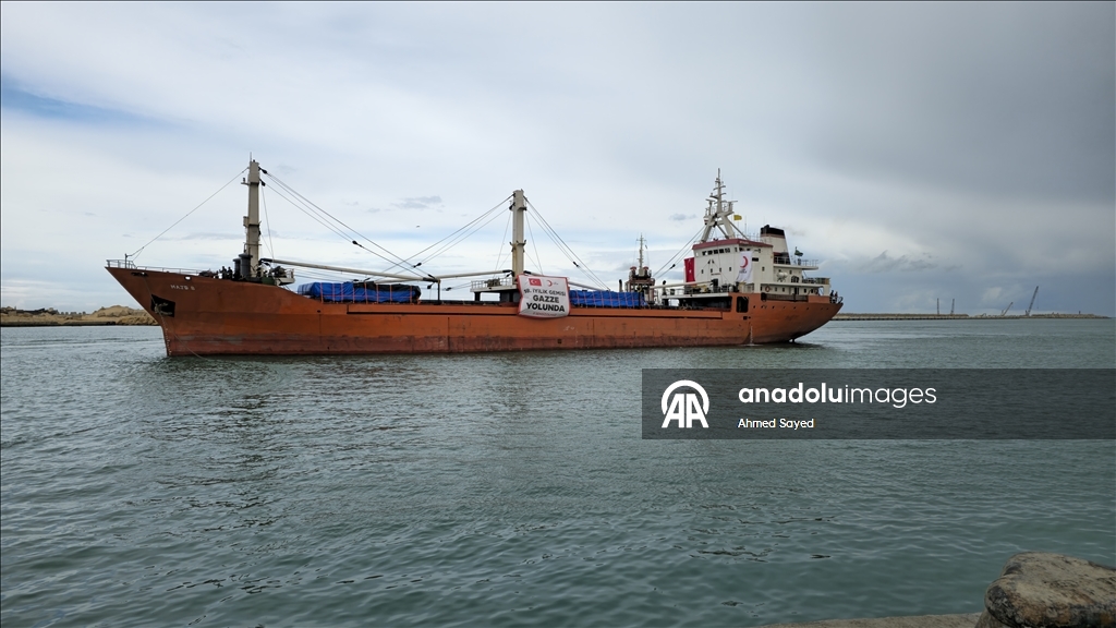 Отправленный Турцией 18-й «Корабль добра» с гумпомощью для Газы причалил к египетскому порту Эль-Ариш