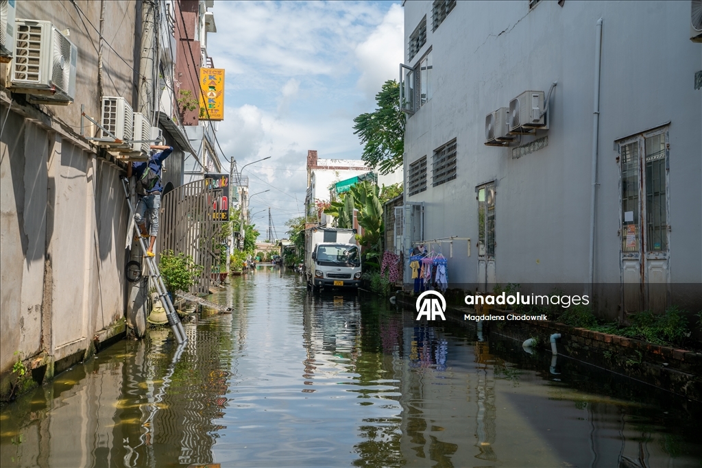 Во Вьетнаме из-за сильных дождей в дельте Меконга сохраняется риск наводнений