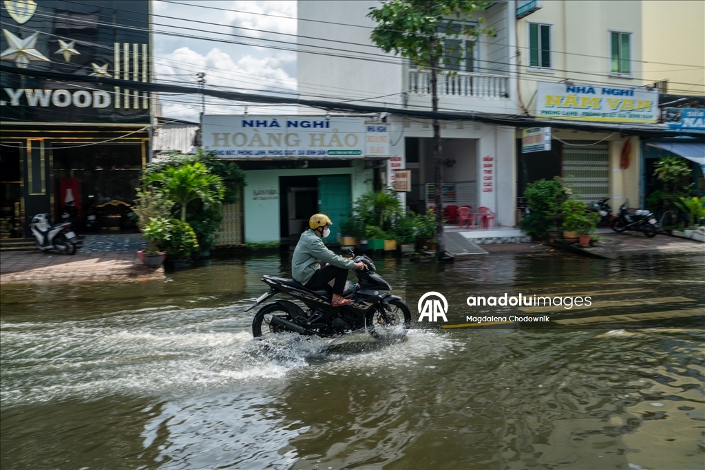 Во Вьетнаме из-за сильных дождей в дельте Меконга сохраняется риск наводнений